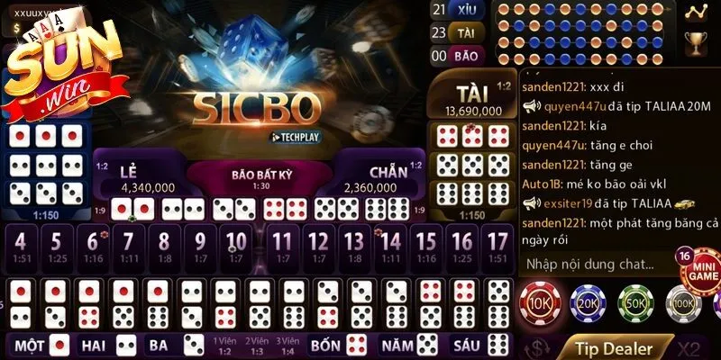 Đặt cược Casino Sunwin dễ dàng, nhanh chóng chỉ với vài thao tác