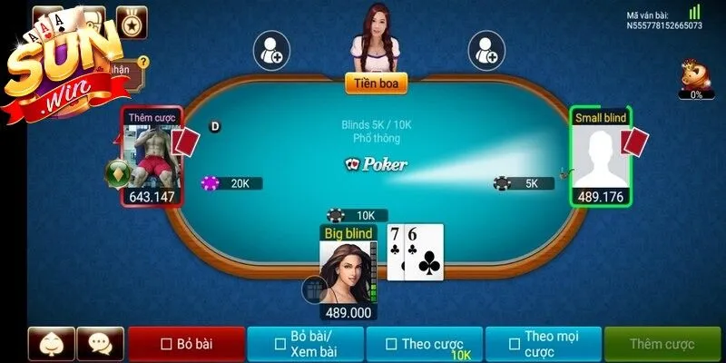 Cách chơi poker thông qua thứ hạng các tay bài chuẩn cho anh em